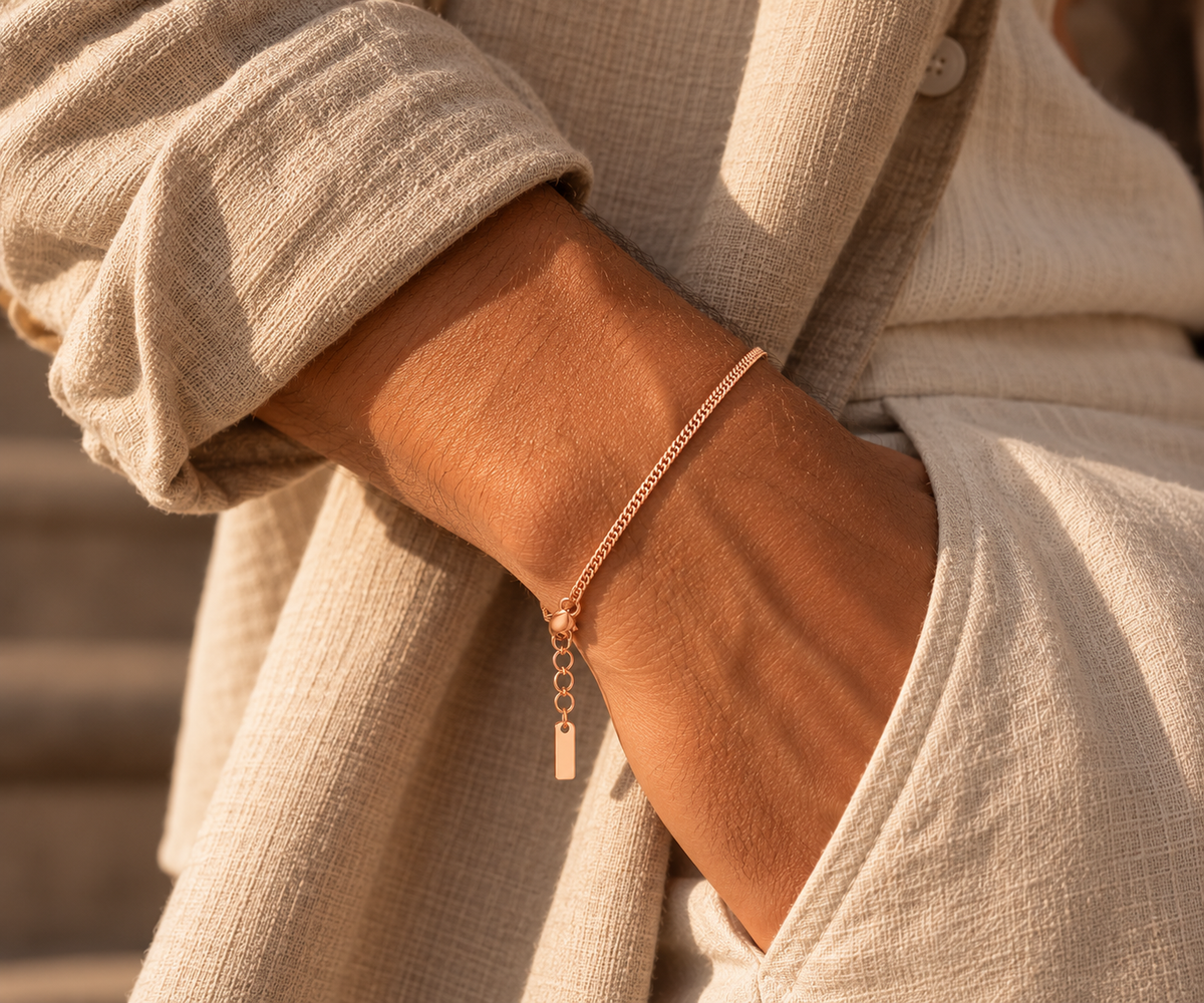 VIBE Signature Bracelet Rose Gold
