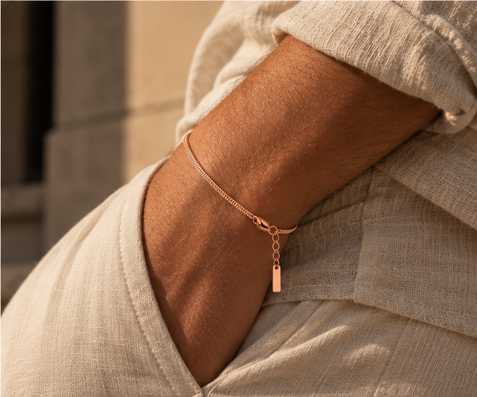 VIBE Signature Bracelet Rose Gold